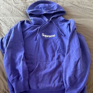 Supreme Vibrant Blue Men's Hoodie